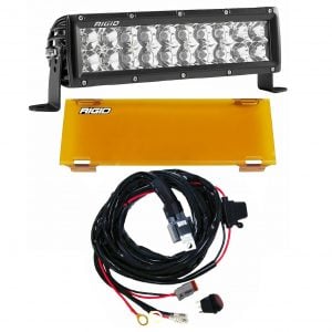 Rigid Industries® E-Series Pro 10-inch Spot/Flood Combo LED Light Bar w/Amber Cover Rigid Industries® E-Series Pro 10-inch Spot/Flood Combo LED Light Bar w/Amber Cover