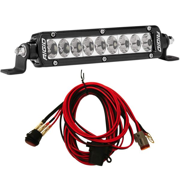 Rigid Industries® SR-Series Pro 6-inch Driving LED Light Bar w/Harness Rigid Industries® SR-Series Pro 6-inch Driving LED Light Bar w/Harness