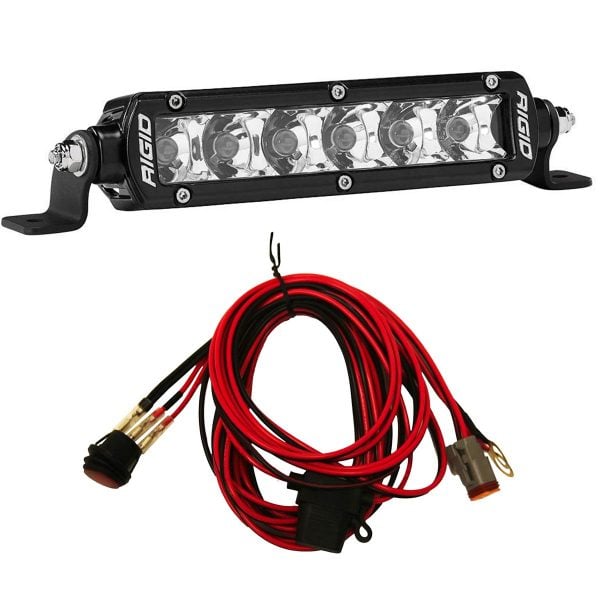 Rigid Industries® SR-Series Pro 6-inch Spot LED Light Bar w/Harness Rigid Industries® SR-Series Pro 6-inch Spot LED Light Bar w/Harness