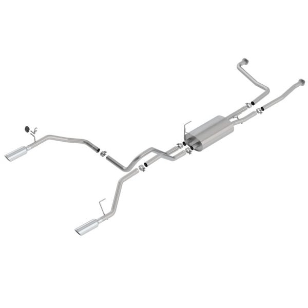 Borla® Cat-Back S-Type Dual Rear Exit Exhaust (16-22 Nissan Titan) Borla® Cat-Back S-Type Dual Rear Exit Exhaust (16-22 Nissan Titan)