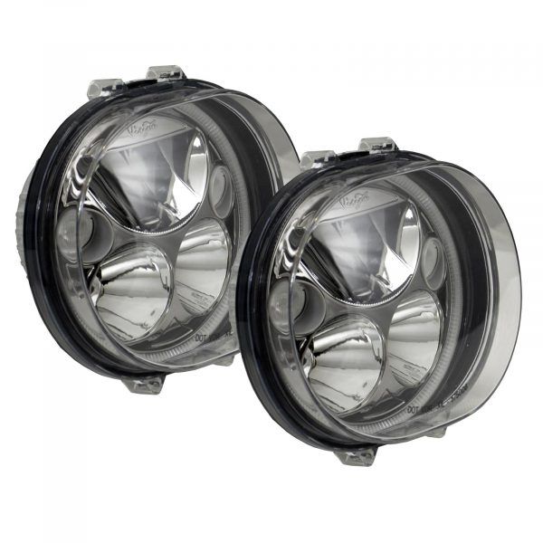 Vision X® XMC LED Headlight Pair Kit 2004-2013 Harley Road Glide (Black Chrome) Vision X® XMC LED Headlight Pair Kit 2004-2013 Harley Road Glide (Black Chrome)