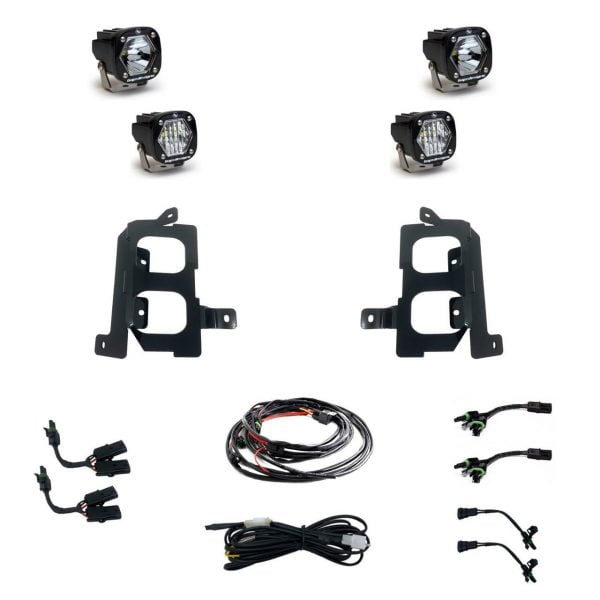 Baja Designs® S1 Dual Fog Pocket Light Kit Clear (GMC Sierra 1500 2019-2022) Baja Designs® S1 Dual Fog Pocket Light Kit Clear (GMC Sierra 1500 2019-2022)