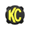 KC Hilites 6″ Light Shield Cover Black w/Yellow Logo for Pro6 Gravity® LED