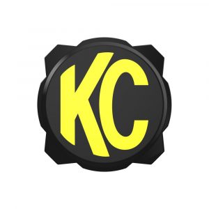 KC Hilites 6" Light Shield Cover Black w/Yellow Logo for Pro6 Gravity® LED
