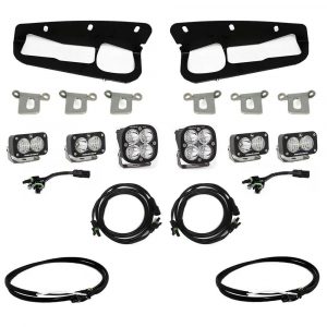 Baja Designs® Squadron™ Pro/S2 Sport LED Fog Lights Pocket Kit (2021+ Ford Bronco)