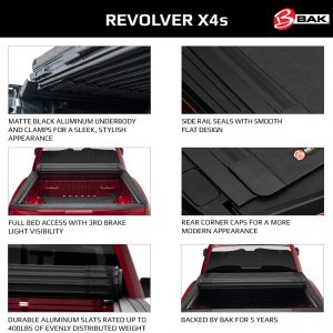 BAK Revolver X4s Hard Roll Up Bed Cover (15-20 F150 / RAPTOR 5.5ft Bed) BAK Revolver X4s Hard Roll Up Bed Cover (15-20 F150 / RAPTOR 5.5ft Bed)