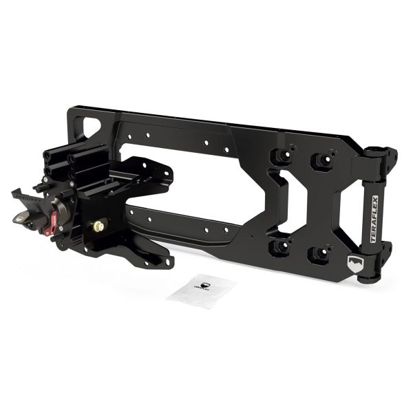 TeraFlex® Alpha HD Hinged Spare Tire Carrier w/ Adjustable Spare Tire Mount (Jeep JL Wrangler)