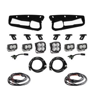Baja Designs® Squadron/S2 Sport LED Fog Lights Pocket Kit w/Toggle (2021+ Ford Bronco)