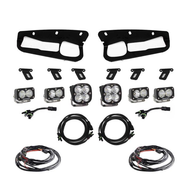 Baja Designs® Squadron/S2 Sport LED Fog Lights Pocket Kit w/Toggle (2021+ Ford Bronco) Baja Designs® Squadron/S2 Sport LED Fog Lights Pocket Kit w/Toggle (2021+ Ford Bronco)