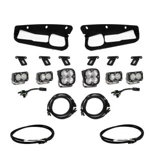 Baja Designs® Squadron/S2 Sport LED Fog Lights Pocket Kit (2021+ Ford Bronco)