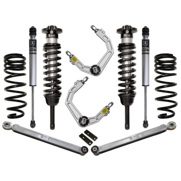 ICON® 0"-3.5" Stage 3 Suspension (Billet) w/Overland Springs (03-09 4RUNNER / FJ CRUISER)