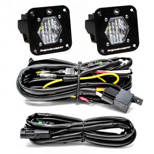 Baja Designs® S1 Black Flush Mount LED Light Pod Reverse Kit