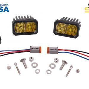 Diode Dynamics® Stage Series 2" SSC2 SAE/DOT Yellow Pro Flood LED Pod ABL (Pair) Diode Dynamics® Stage Series 2" SSC2 SAE/DOT Yellow Pro Flood LED Pod ABL (Pair)