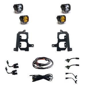 Baja Designs® S1 Dual Fog Pocket Light Kit Clear/Amber (GMC Sierra 1500 2019-2022) Baja Designs® S1 Dual Fog Pocket Light Kit Clear/Amber (GMC Sierra 1500 2019-2022)