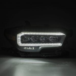 AlphaRex® LED Projector Headlights Lamps NOVA Alpha-Black (16-23 Tacoma)