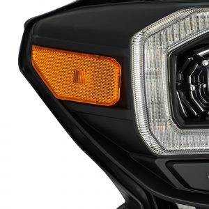 AlphaRex® LED Projector Headlights Lamps NOVA Black (16-23 Tacoma)