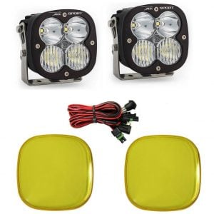 Baja Designs® XL Sport Driving/Combo LED Lights Pair & Amber Rock Guards