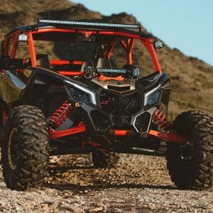 Rigid Industries® Roof Mount Light Bar Brackets for Can-Am Maverick X3