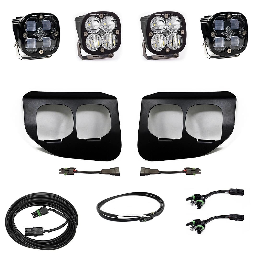 Baja Designs™ Squadron SAE Pro Clear LED Fog Lights Kit (20-22 Ford F-250/F-350)