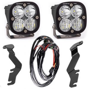 Baja Designs® Squadron Sport Amber LED Ditch Lights & Hood Brackets Kit (10-23 4Runner)