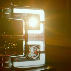 RECON® Black/Smoked LED DRL Projector Headlights (17-19 Ford Super Duty) RECON® Black/Smoked LED DRL Projector Headlights (17-19 Ford Super Duty)