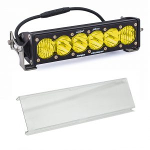 Baja Designs® OnX6+™ 10" Amber Driving/Combo LED Light Bar & Clear Rock Guard