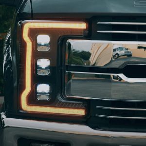 RECON® Smoked LED DRL Projector Headlights Switchback Turn Signals (17-19 Ford Super Duty) RECON® Smoked LED DRL Projector Headlights Switchback Turn Signals (17-19 Ford Super Duty)