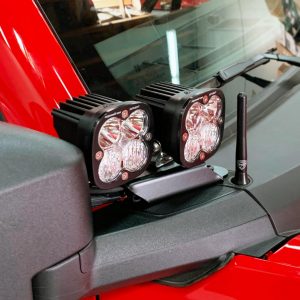 Baja Designs® Squadron Sport Dual Ditch LED Lights Kit w/Grimm A-Pillar Brackets (21+ Bronco) Baja Designs® Squadron Sport Dual Ditch LED Lights Kit w/Grimm A-Pillar Brackets (21+ Bronco)
