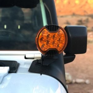KC HiLiTES® Amber Light Shield Cover for SlimLite™ 6-inch LED