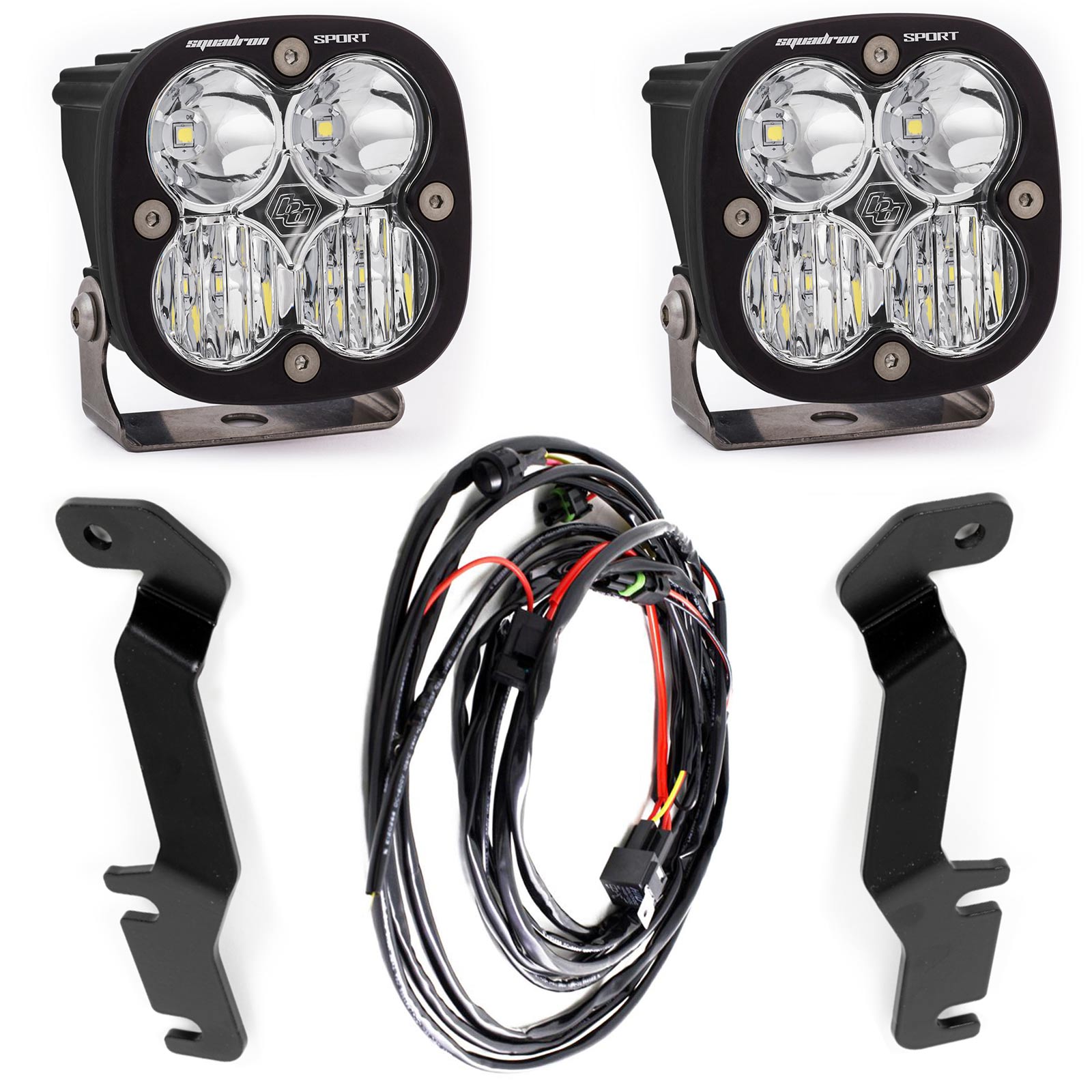 Baja Designs® Squadron Sport Clear Driving/Combo LED Ditch Lights Kit (05-15 Tacoma)