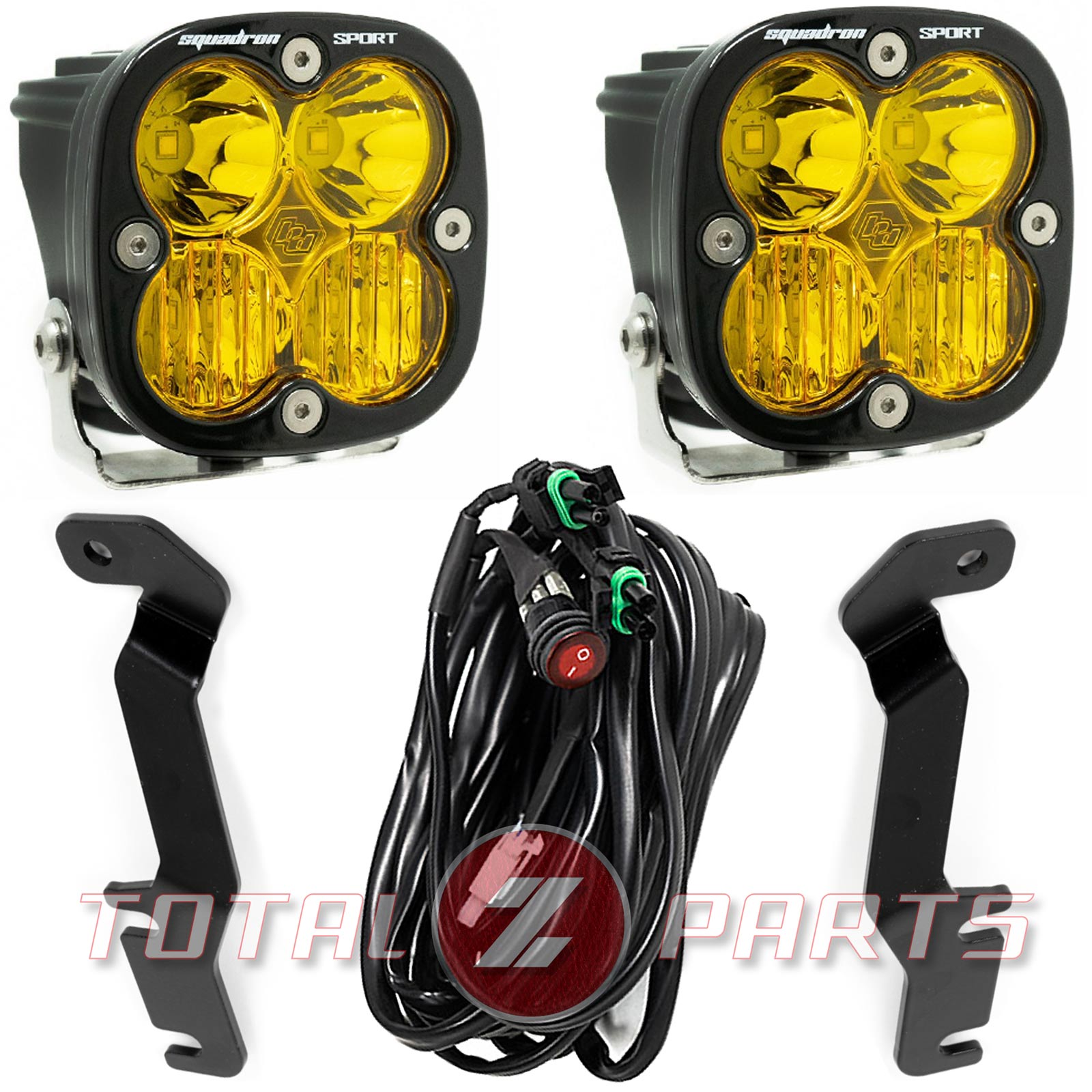 Baja Designs Squadron Pro/Sport Lens Kit – Amber, Driving/Combo Pattern – 668413