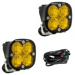Baja Designs® Squadron Pro™ LED Pair Amber Wide Cornering 3" Pod Lights