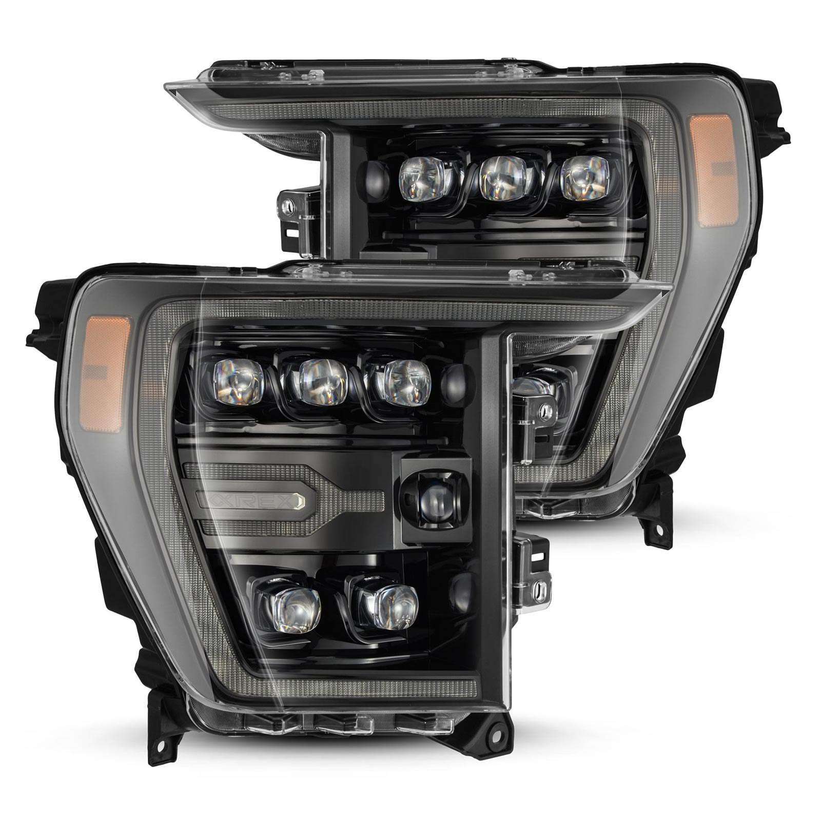 AlphaRex® Alpha-Black NOVA LED Projector Headlights (21-23 Ford F150)