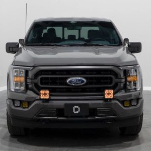 Diode Dynamics® SS5 Pro Yellow Combo Front Bumper LED Pod Lights Kit (21-23 Ford F-150)
