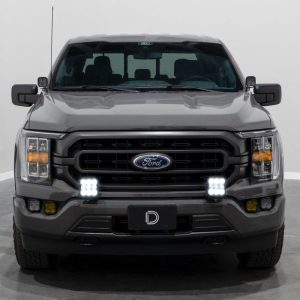 Diode Dynamics® SS5 Pro Yellow Combo Front Bumper LED Pod Lights Kit (21-23 Ford F-150)