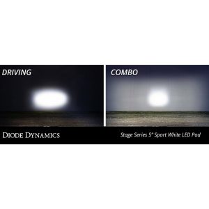 Diode Dynamics® SS5 Pro Yellow Combo Front Bumper LED Pod Lights Kit (21-23 Ford F-150)