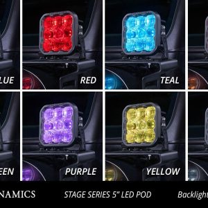 Diode Dynamics® SS5 Pro White/Clear Combo LED Light Pod Pair & Harness Diode Dynamics® SS5 Pro White/Clear Combo LED Light Pod Pair & Harness