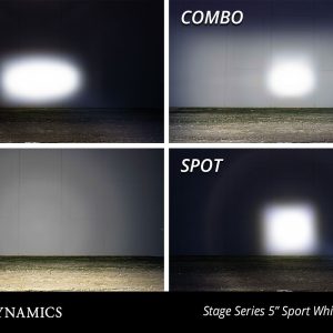 Diode Dynamics® SS5 Pro White/Clear Combo LED Light Pod Pair & Harness Diode Dynamics® SS5 Pro White/Clear Combo LED Light Pod Pair & Harness