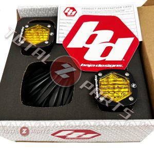 Baja Designs® S1 LED Lights Pair Amber Wide Cornering, Rock Guards, Wire Harness Baja Designs® S1 LED Lights Pair Amber Wide Cornering, Rock Guards, Wire Harness