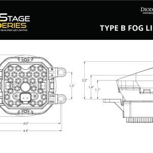 Diode Dynamics® SS3 Max Amber LED Fog Light Kit for Toyota & Lexus Diode Dynamics® SS3 Max Amber LED Fog Light Kit for Toyota & Lexus