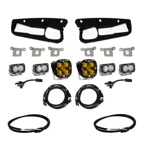 Baja Designs® Squadron SAE Amber Dual S2 Sport Fog Lights Kit (21-23 Ford Bronco)