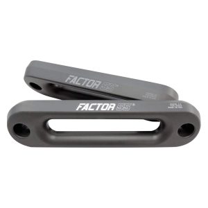 Factor 55® Aluminum Hawse Fairlead 1.0" Gunmetal Grey