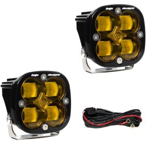 Baja Designs™ Squadron SAE LED Clear Fog Lights Pair & Wire Harness Baja Designs™ Squadron SAE LED Clear Fog Lights Pair & Wire Harness