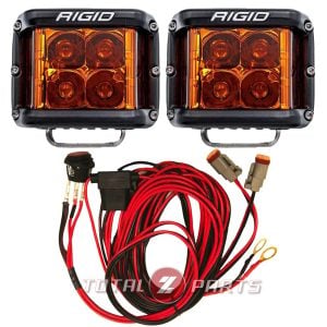 Rigid Industries® D-SS Spot Amber PRO LED Side Shooter Lights Pair w/Harness Rigid Industries® D-SS Spot Amber PRO LED Side Shooter Lights Pair w/Harness