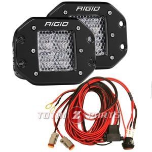 Rigid Industries® D-Series Pro Spot Pair LED Lights Flush Mount 212213