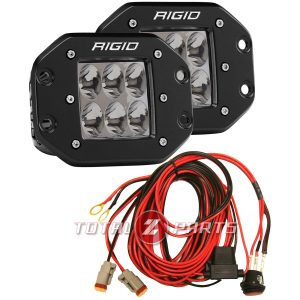 Rigid Industries® D-Series Pro Spot Pair LED Lights Flush Mount 212213