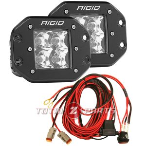 Rigid Industries® D-Series Pro Spot Pair LED Lights Flush Mount 212213