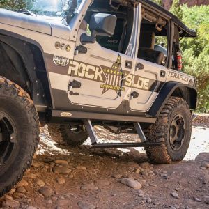 Rock Slide Engineering® 3rd Gen Step Sliders (07-18 Jeep JKU Wrangler 4-Door) Rock Slide Engineering® 3rd Gen Step Sliders (07-18 Jeep JKU Wrangler 4-Door)