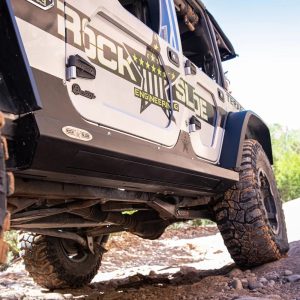 Rock Slide Engineering® 3rd Gen Step Sliders (07-18 Jeep JKU Wrangler 4-Door) Rock Slide Engineering® 3rd Gen Step Sliders (07-18 Jeep JKU Wrangler 4-Door)
