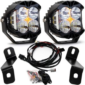 Baja Designs® LP4 Clear Driving/Combo LED Cowl Ditch Lights Kit (21-UP Ford F150, Raptor)